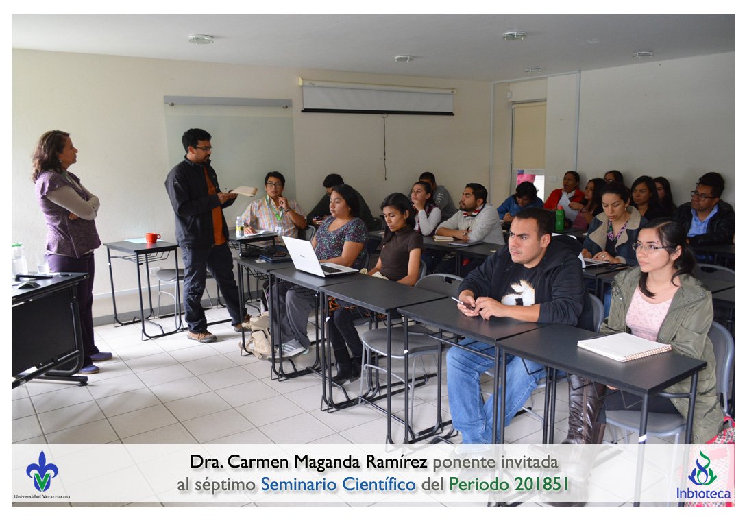 inbioteca's tweet photo. Séptimo seminario científico #MCEB #DCEB @inbioteca del periodo 201851. Invitada: Dra. Carmen Maganda Ramírez
https://t.co/724R8WcO4J https://t.co/sbSICavgCM