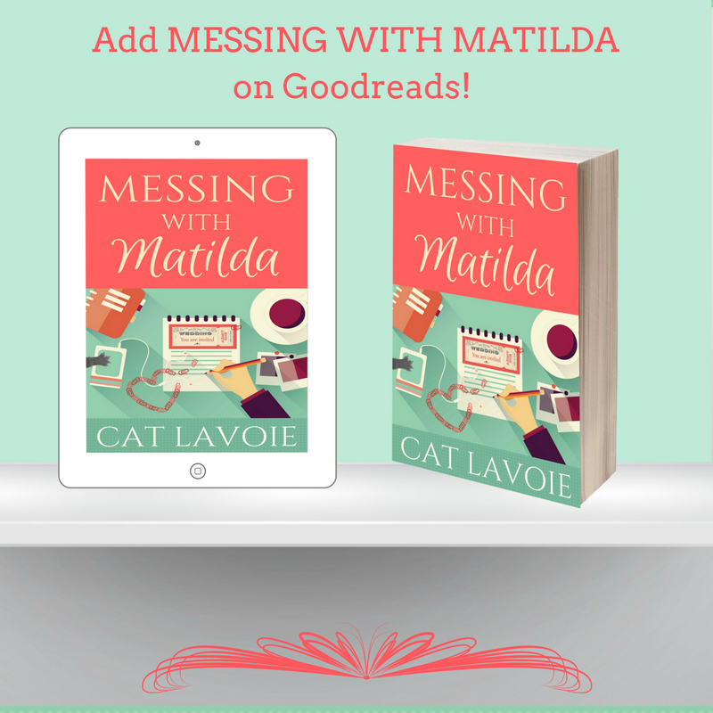 CatLavoieBooks's tweet photo. Are you on #Goodreads? You can now add MESSING WITH MATILDA to your shelf! https://t.co/elxGhtm3Cm
#ChickLit #romcom #TBRList #comingsoon #MessingWithMatilda https://t.co/IpoctjgUai