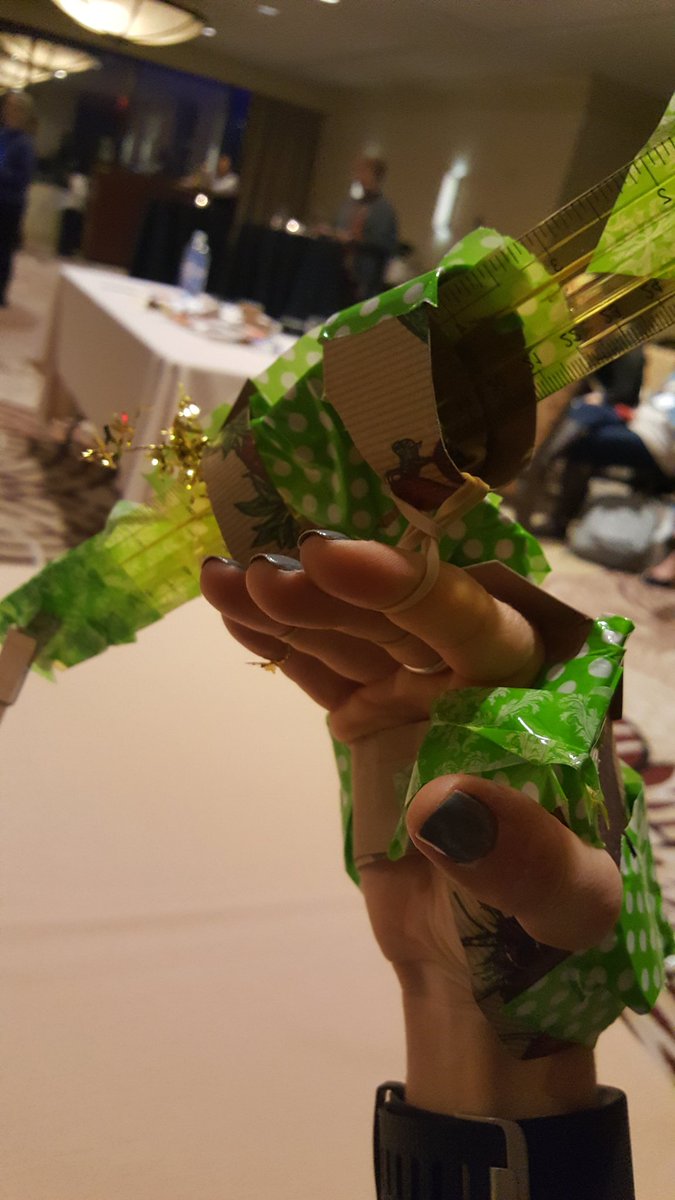 N0RHAND's tweet photo. May I introduce Project Splint Pan 2018 runners up representing UK and USA! #2018PhillyHandMeeting @HandRehabFndn @N0RHAND @BAHTHandtherapy https://t.co/jwE0ufWKa3