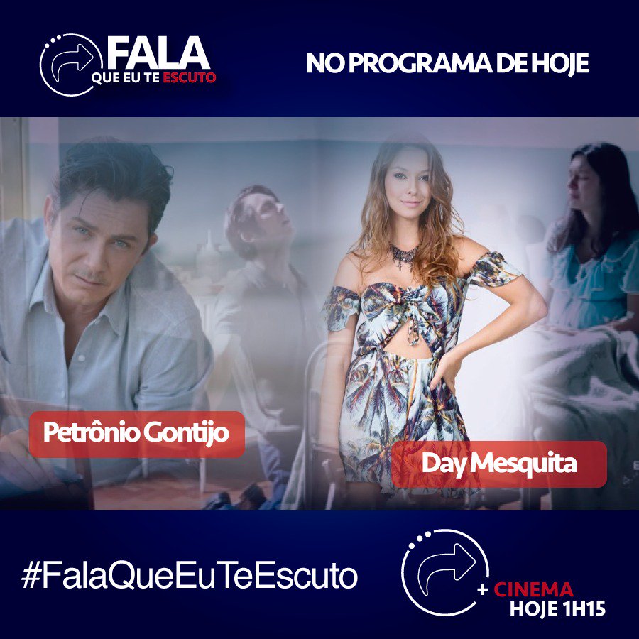 SBianca_1's tweet photo. A Day Mesquita e o Petrônio Gontijo que fazem os dois papéis principais do #NadaAPerder estarão hoje no @falaeuescuto ao vivo! Não percam! 

#NadaAPerder #EstreiaNadaAPerder #fqteaovivo #FalaQueEuTeEscuto https://t.co/ncfIp84r1P