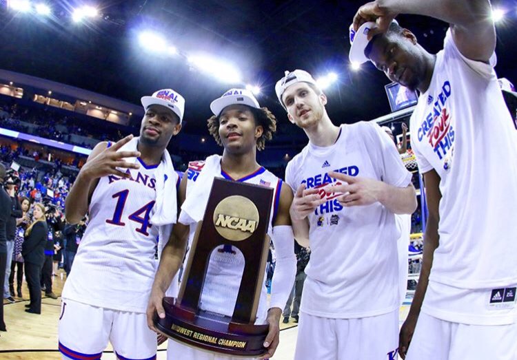 FansOfKU's tweet image. Who predicted KU would make the 
Final 4 after Selection Sunday?

1 of 27 ESPN Experts
0 of 10 CBS Sports Experts
1 of 8 Sports Illustrated Experts
0 of 4 NBC Sports Experts
0 of 5 Yahoo Sports Experts
0 of 5 The Athletic Experts
Total: 2 of 59 experts

Keep doubting us.