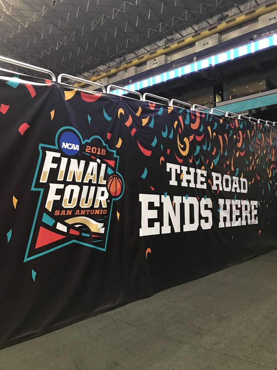 UTSAAthletics's tweet photo. The Alamodome is ready for the #FinalFour https://t.co/WzJu77kMsV