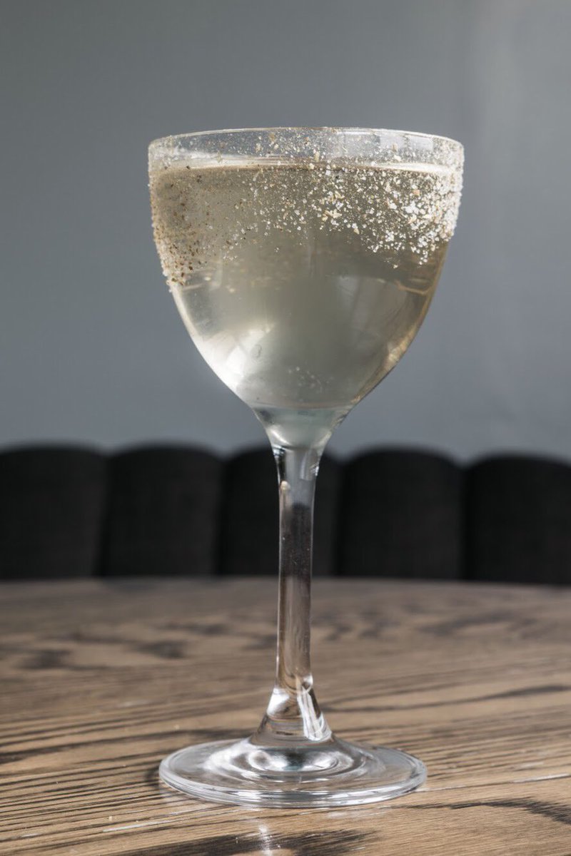 One of the main events to shape 1983 in NYC was the massive &amp; aptly named; Blizzard of '83.  Junipero Gin, "I Think" Manzanilla En Rama Sherry, Luxardo Bitter Bianco, Wolffer Estate Verjus, and a House-made Spiced Salt Rim for that added snow globe effect but only more delicious.