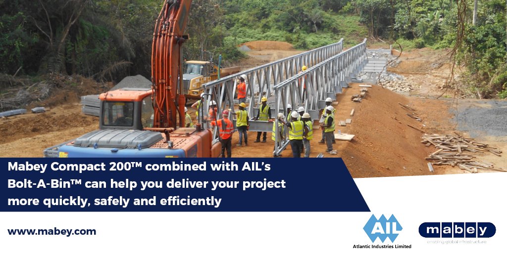 MabeyBridge's tweet photo. Did you know; the new Bolt-A-Bin® bridging system is not only quick to supply and install, durable, strong and cost-effective. It is also 100% #recyclable.

Discover more about our new all-modular, all-steel #bridging solution: https://t.co/RoCqaOXpmu

#Steel #Mabey #AIL #Bridge https://t.co/MhbZ70xynU