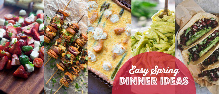 Spring Recipes you are definitely going to want to try this season! #springrecipes #mealplanning #eattherainbow #mealplanmonday rainbowdelicious.com/easy-spring-di…