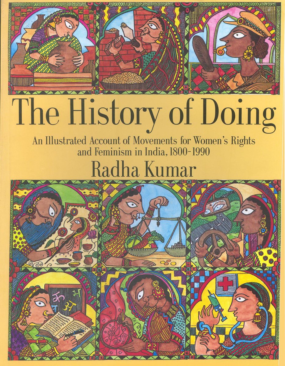 Back in stock (and on sale!) is #RadhaKumar's '#TheHistoryofDoing', an illustrated account of various Indian women's movements from 1800 to 1990! A gem of a book for those looking for writing(s) on #IndianWomeninHistory:
zubaanbooks.com/shop/history-o…