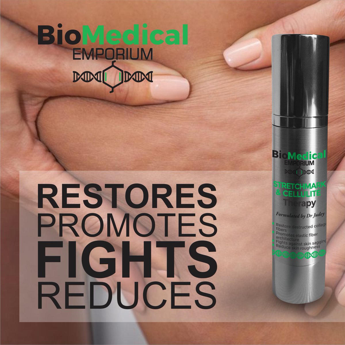 biomed_emporium's tweet photo. Try our very potent skin tightening formula for treating strechmarks and cellulite once per day after bathing or showering #stretchmarks #cellulite #effective #cellturnover #skintightening https://t.co/HwnkjTVpKM