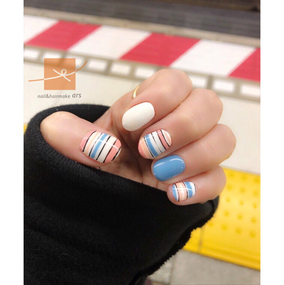 tokyo_ars's tweet photo. ボーダーネイル
#恵比寿ars #プライベートサロン https://t.co/L9ZjmMBpKi