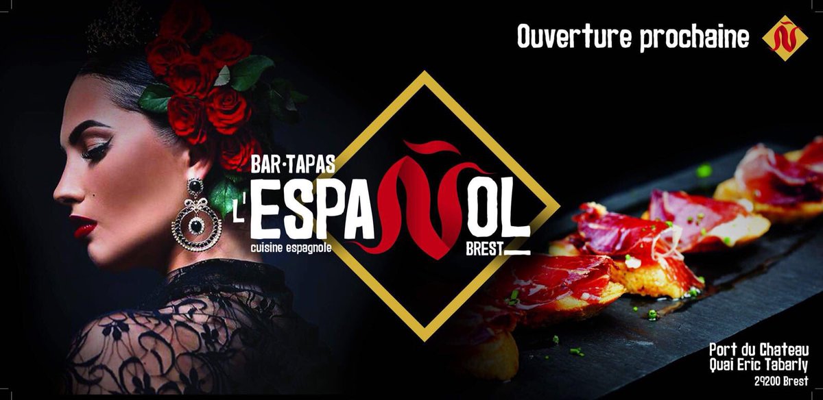 💥Atentos💥 Empieza la cuenta atrás 🗣🔟9️⃣8️⃣...                           🔜 🗓Próxima apertura ❗️             📍Brest  🌍                       #bartapas       #cocinaespañola  💯            🇪🇸Ñ🇪🇸