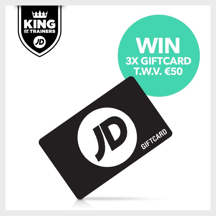 ★★ WIN ★★ We mogen 3 giftcards van JD Sports t.w.v. €50 weggeven! Doe ook mee! ▶︎ kledingkopen.nl/acties/win-een…

#winactie #actie #winnen #win #gratis #giftcard #gratis