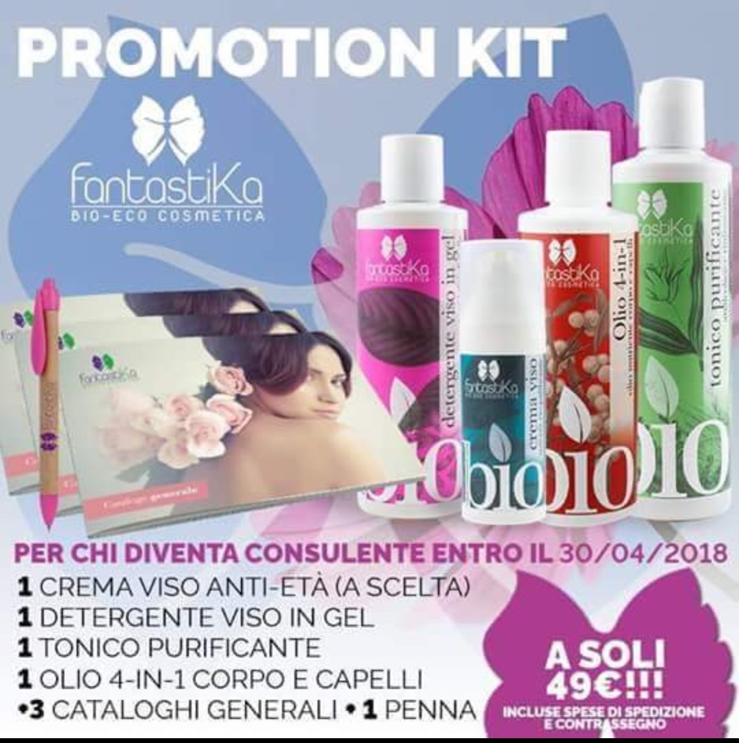 sandra290772's tweet photo. Fino al 30 Aprile se entri in un mondo fatto di eco bio cosmesi vegana certificata e Italiana, per Te il welcome kit (non obbligatorio) con prodotti di qualità superiore, per i tuoi familiari o farli provare alle amiche. Fantastika è differente. #lavoro #etica #consapevolezza https://t.co/OJ3CFWM9Y8