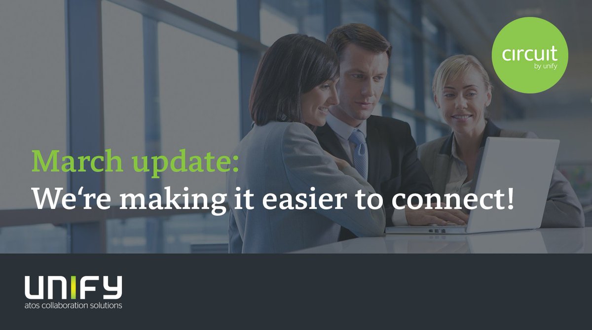 We update Circuit every four weeks! Find out more about our March update, bringing enhanced visibility for presence status, important accessibility features, and administration capabilities that help our partners generate more business. #ux bit.ly/2GwIIYE