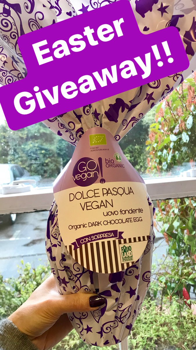 Easter #giveaway! 💚 It may be rainy and grey outside but to perk you up we have a delicious Easter Egg from <a href="/freefromitaly/">Free From Italy</a> to giveaway today! #vegan #glutenfree #dairyfree #easteregg RT &amp; follow to enter! End midnight 27/03/2018