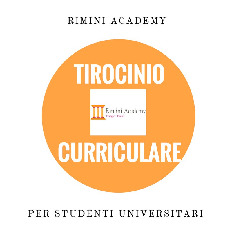 @Tirociniocurriculare a Rimini Academy. Da aprile cerchiamo tirocinanti. Studenti universitari di lingue, scuola interpreti e traduttori. @insegnareitaliano