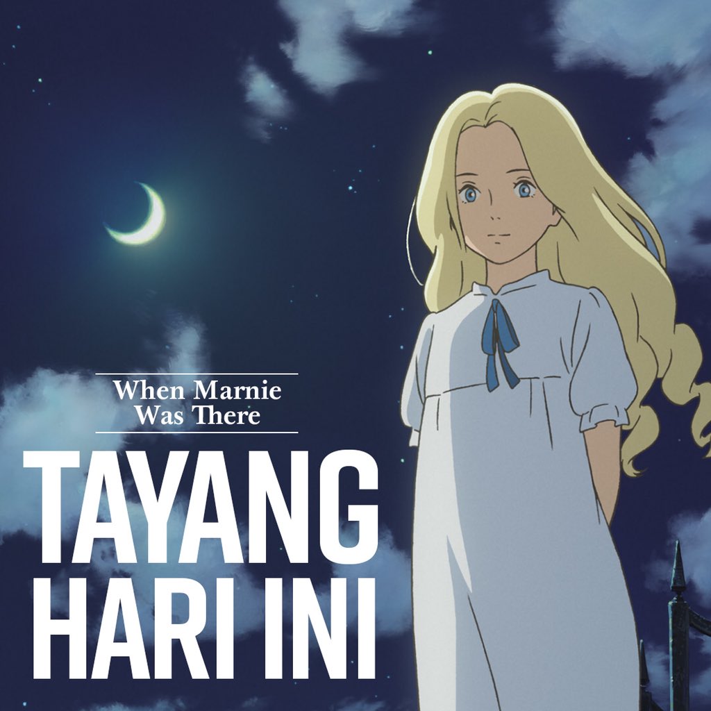 When Marnie Was There tayang hari ini di CGV Grand Indonesia! 

Tiket bisa dibeli on the spot atau melalui web cgv.id 
#NontonGhibli