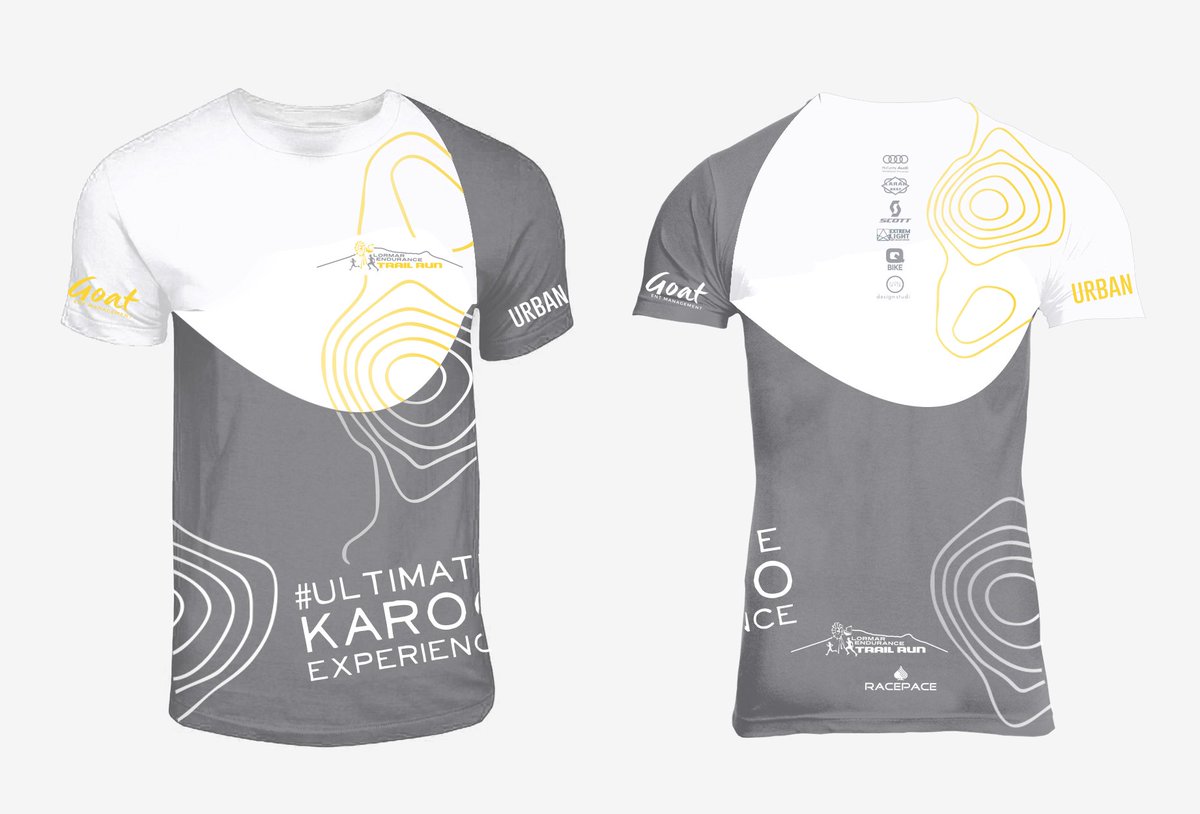 RunTheKaroo's tweet photo. Fresh out of the Karoo, the 2018 Trail Run shirts! And LADIES, we've got a unique design just for you with Karoo rosies! #runthekaroo https://t.co/cbFcFYfBLf