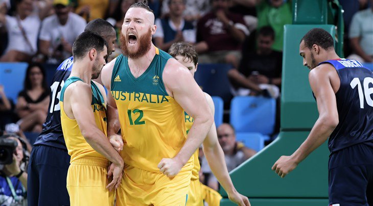 BasketballAus's tweet image. FEATURE | @aronbaynes talks to @FIBA about the possibility of suiting up for the green and gold in the third window this July or potentially the second window in September: bit.ly/2GsGycy #GoBoomers