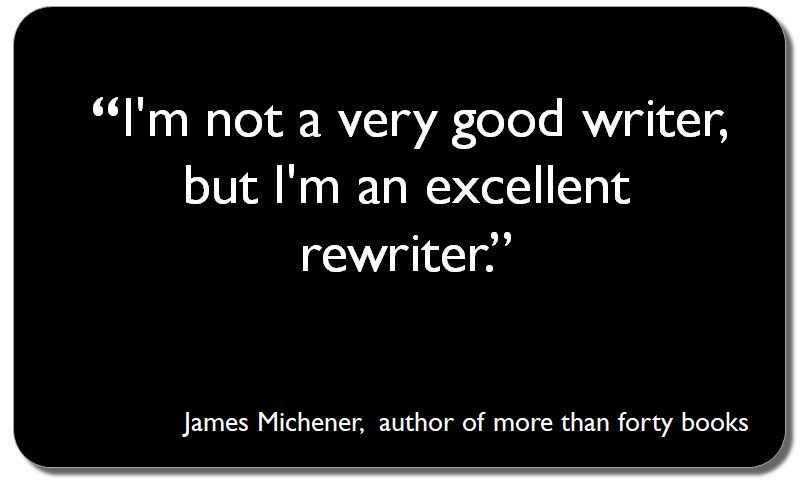 ithinkwellHugh's tweet photo. I'm not a very good writer, but I'm an excellent rewriter.
Don't be too hard on your first draft. #PhDchat #ECRchat #postdoc #SUWTues https://t.co/erdD1q2HOd