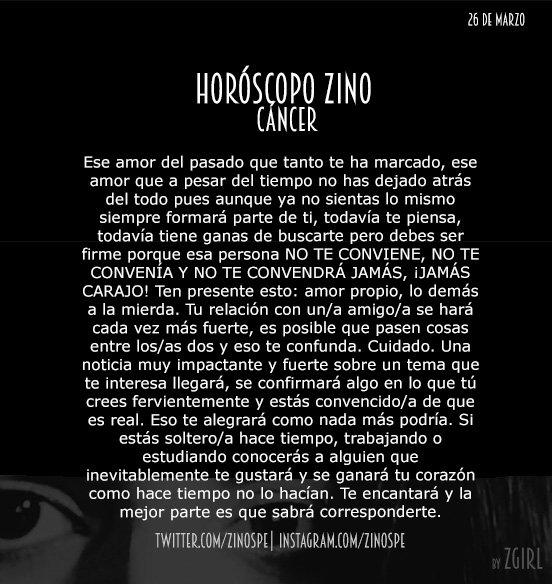 zinos__'s tweet photo. C Á N C E R 
#HZ #HoróscopoZino https://t.co/fgtSc8SSC3