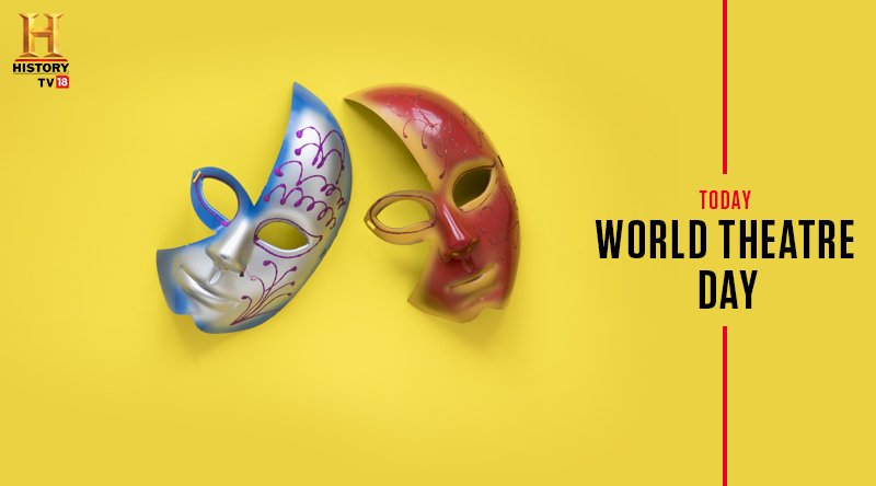 HISTORYTV18's tweet photo. #WorldTheatreDay was initiated in 1961 by the International Theatre Institute. It is celebrated annually on the 27 Mar by ITI Centres and the international theatre community. Various national and international theatre events are organized to mark this occasion. #ThisDayInHistory https://t.co/OP19pqlWWr