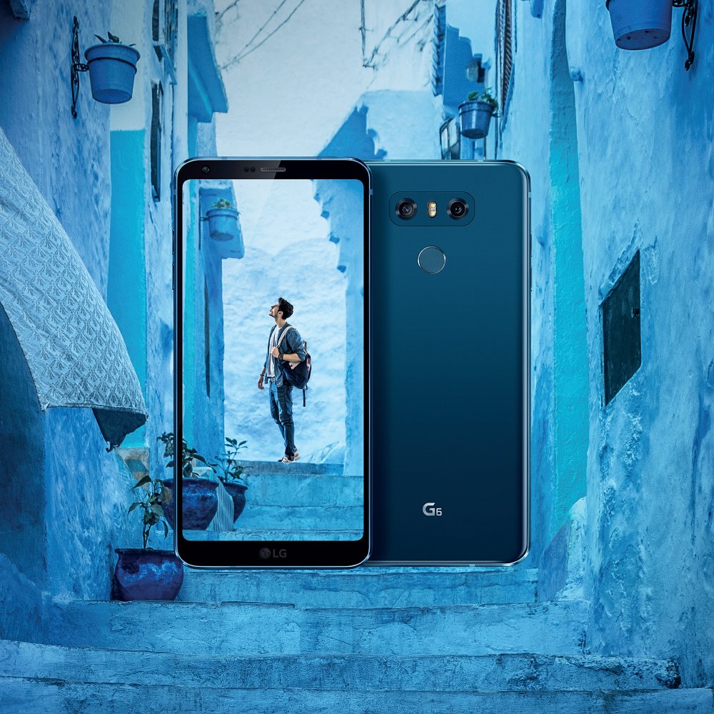 LGGulf's tweet photo. أي من الألوان الجديدة لهاتف LGG6# تتطابق بشكل أفضل مع شخصيتك - #MoroccanBlue أو #LavenderViolet؟ https://t.co/h1xOTAql97