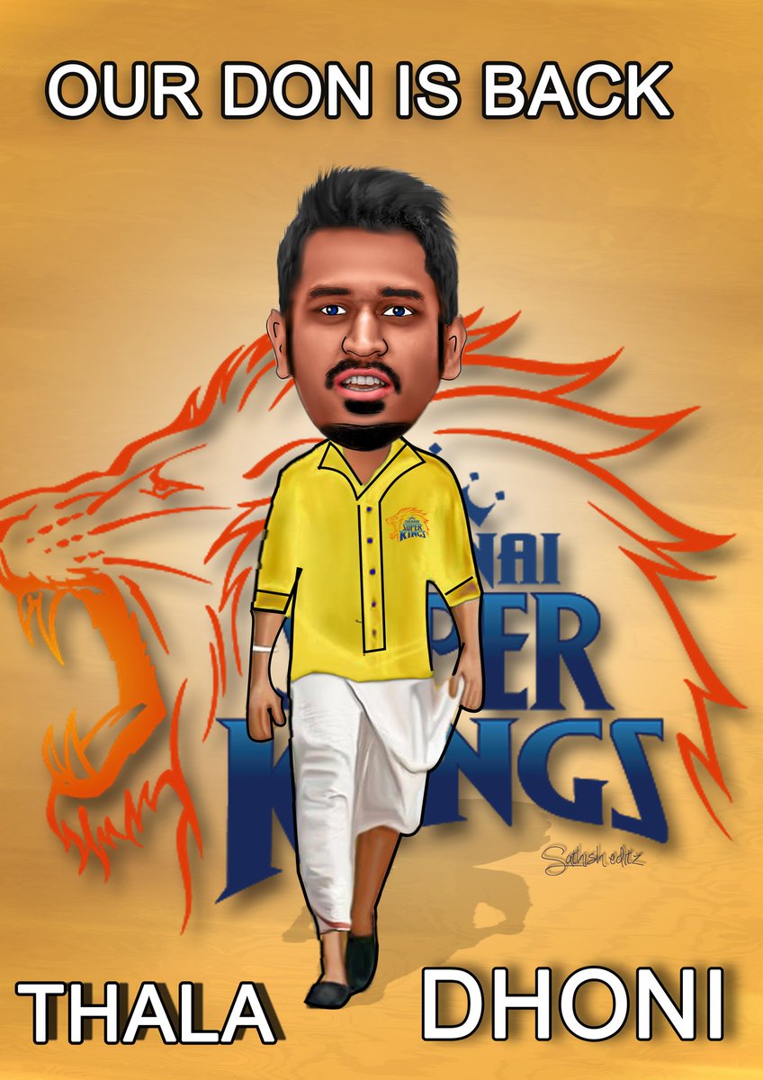 sathish28784543's tweet photo. @lakshuakku sir my edit work for thala #dhoni #vanthutanu sollu #ChipkoMovement #CSKReturns #CSKAPP #YellowArmy @vikatan @igtamil https://t.co/FUQogDITgJ