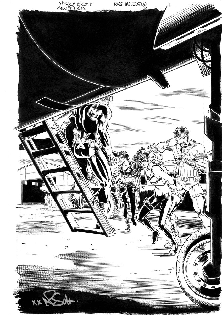 NicolaScottArt's tweet photo. Found quite a few original Secret Six pages including some naked Catman and prisoner Artemis.
If you’re interested email sales.nicolascottart@gmail.com
Everything must go so I can keep my studio tidy!
#StudioCleanUp https://t.co/tjICjHOmLe