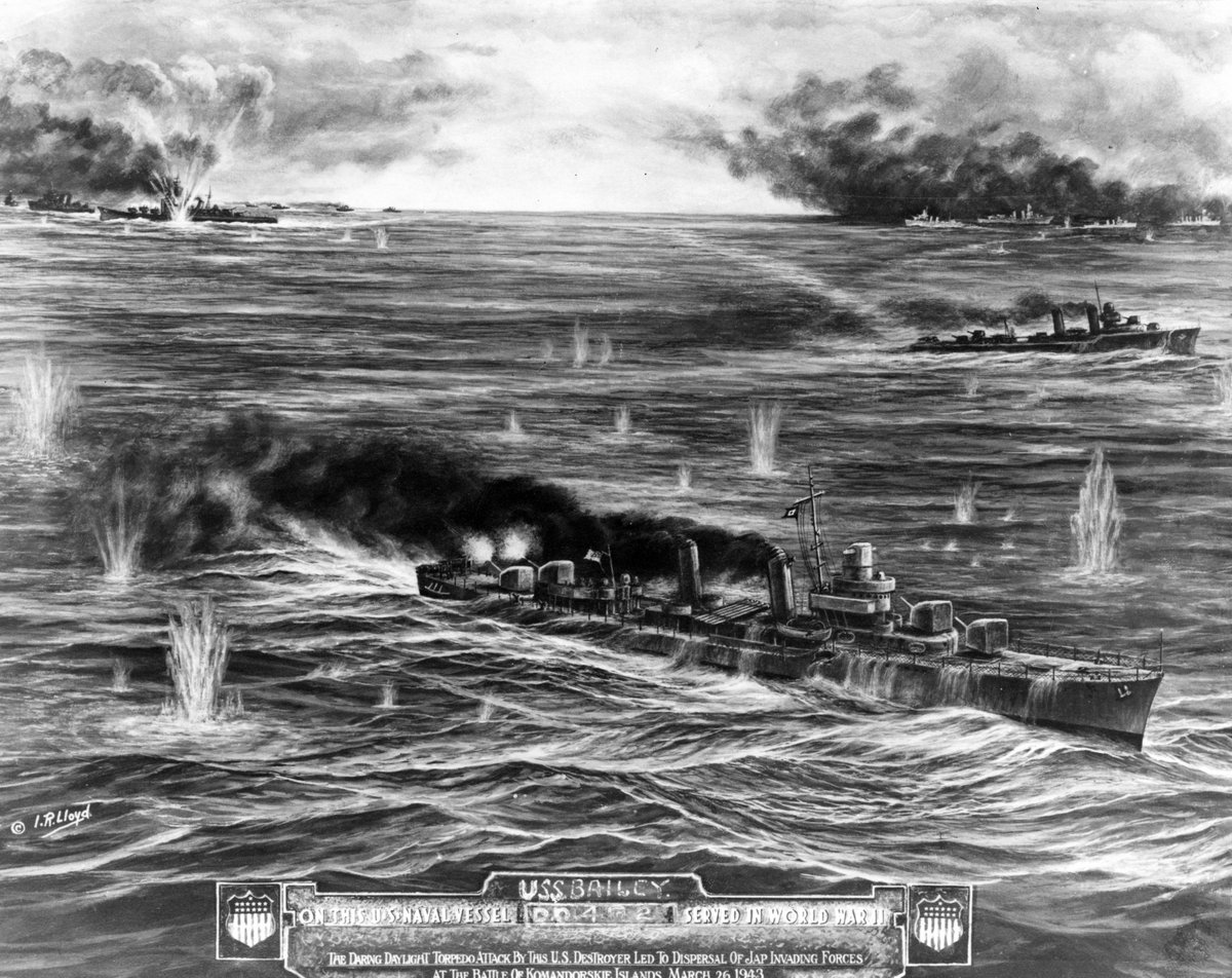 CavasShips's tweet photo. 75 years ago - the #Battle of the #Komandorski Islands, a daylight #cruiser-#destroyer action fought by Japanese and American forces in the northern Pacific. Classic case of forces not performing as expected. John #Lorelli's excellent book is avail at: https://t.co/0JXocK5W4m https://t.co/bwj2TSHGkT