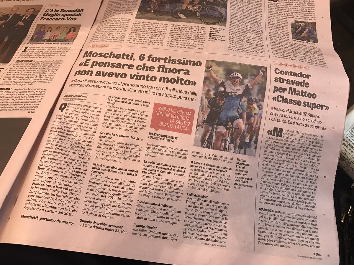 ivanbasso's tweet photo. Buongiorno!!! https://t.co/W57C99axZq