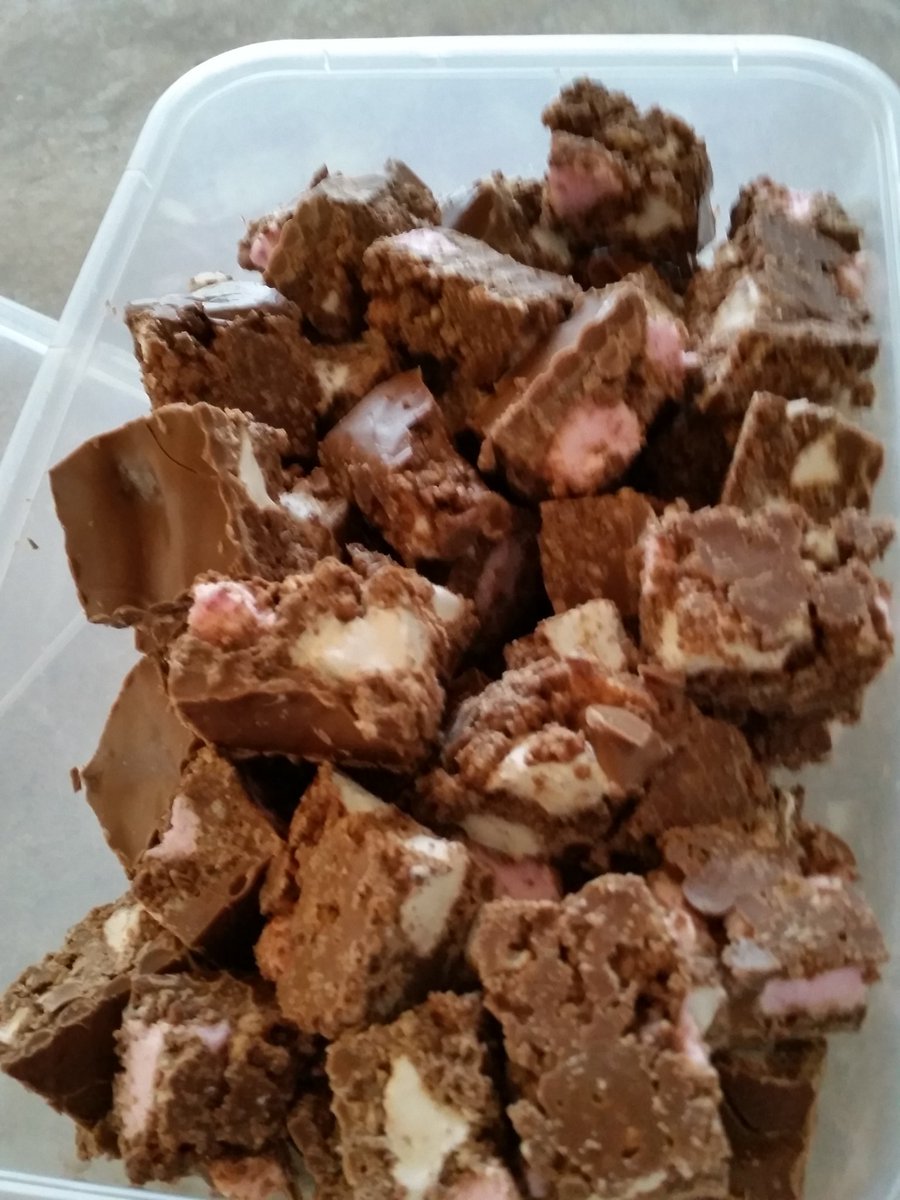 Homemade  rocky road