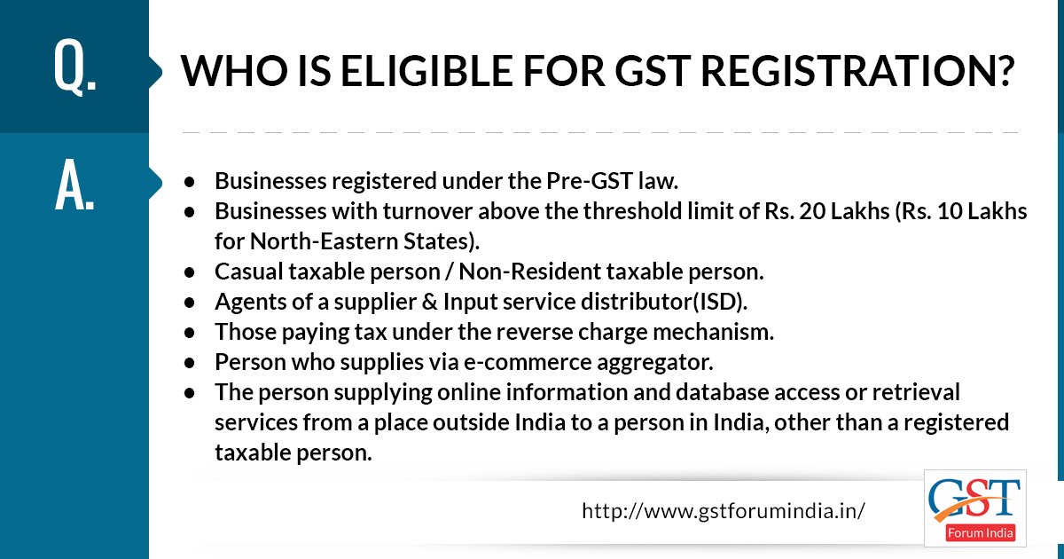 gst_discussion's tweet image. Some Eligible Facts for GST Registration
Know more @ bit.ly/2B8vGda
#GST #GSTFaqs #gstregistration