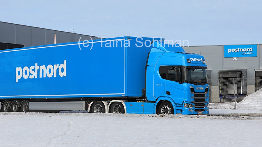 tainasohlman's tweet photo. FE-Trans Oy:n #NextGenerationScania kuljettaa @ScaniaSuomi @PostNordFinland Katso kuvasarja täältä: https://t.co/bNGDoxvrPh https://t.co/WPRhh6L056