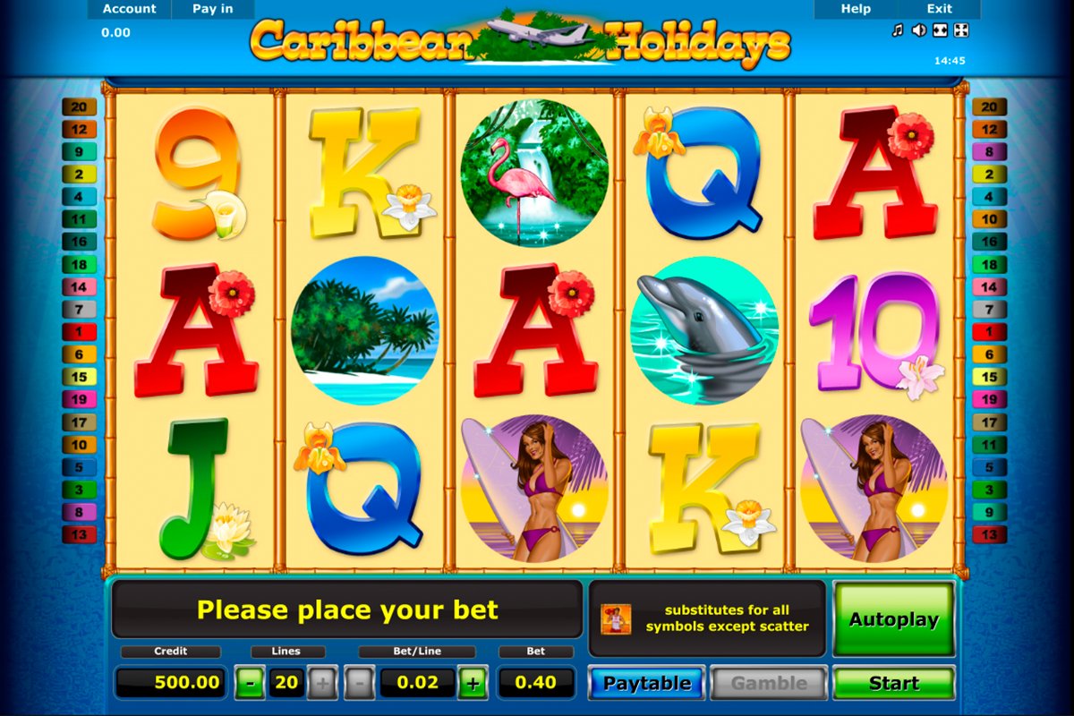 caribbean holidays игровой автомат