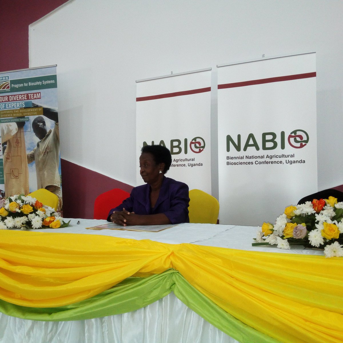 TwineJonan's tweet photo. Day 2 #NABIO2018 has commenced with Plenary session 5: Policy and Regulation in Biosciences chaired by Dr. Theresa Sengoba chairperson @UNCST_Uganda board. 

#NABIO2018 @UIRI2017 @scifode @MakaraArthur @IFPRI @JohnKomen1966 @biotechsafety @OfabAfrica @UgandaBIC @MoSTI_Ug https://t.co/nILc2T634n