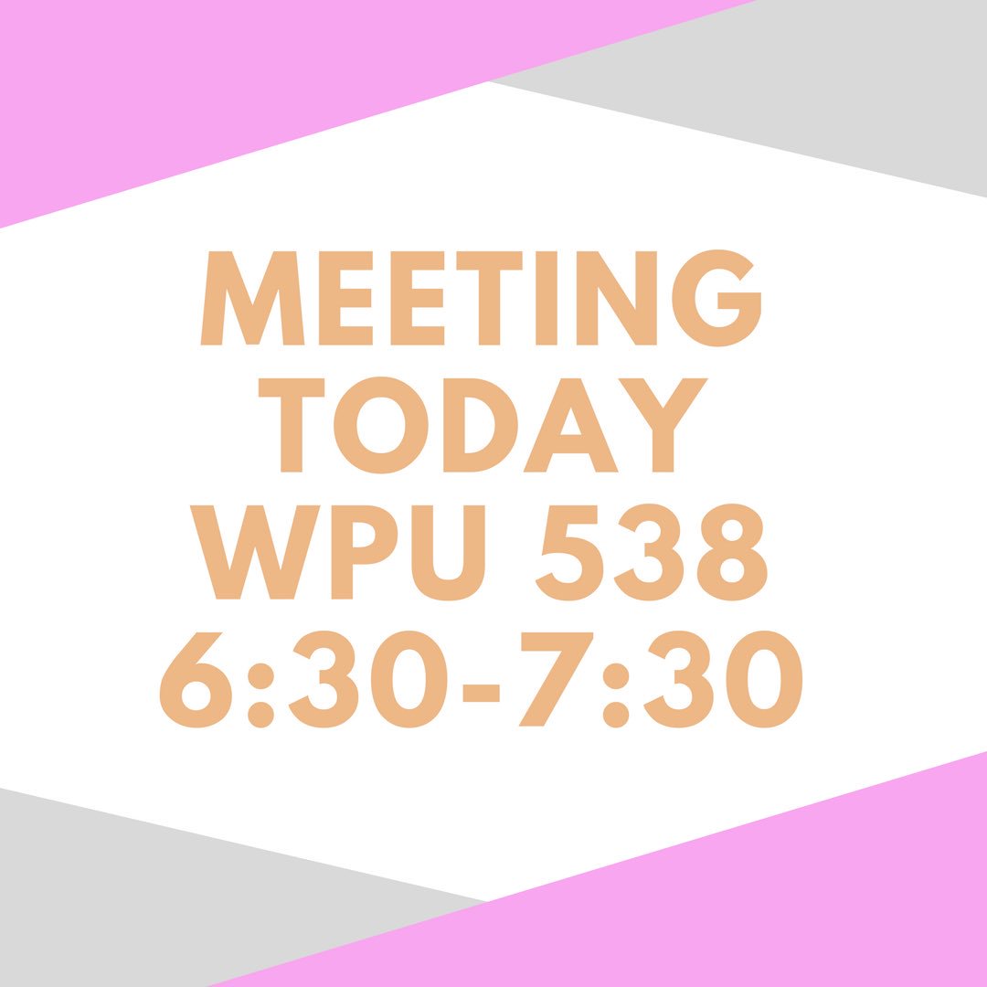 PITT_PEACHS's tweet photo. We will be discussing important information regarding our upcoming events - come tell us your ideas! https://t.co/jOlS5gqKbp