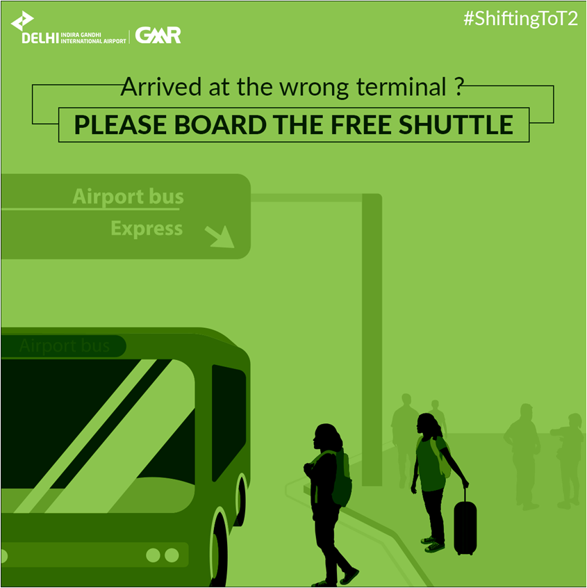 DelhiAirport's tweet photo. Do You Know? #DelhiAirport is providing free shuttle service between T1 & T2 to help passengers reach the right terminal. #ShiftingToT2
https://t.co/uat3M4kmN7 https://t.co/q9JfyTPb6r