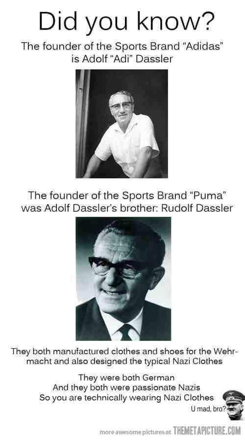 creators of adidas and puma are brothers