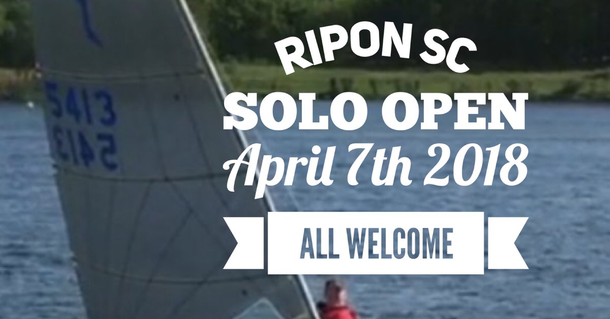 marine_social's tweet photo. Solo dinghy Open @RiponSC All Welcome April 7th! #solosailing #soloclass #solodinghy #knaresborough #NorthYorkshire https://t.co/0dMme8PLIc