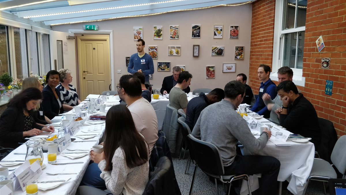 Whose up at already getting business this morning. We are.