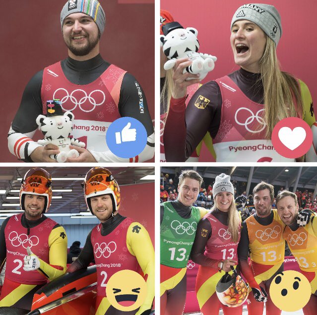 Olympisches Gold in #pyeongchang für Natalie #Geisenberger, Johannes #Ludwig und @WendlArlt #BSDteam #BSDsports #LugeLove