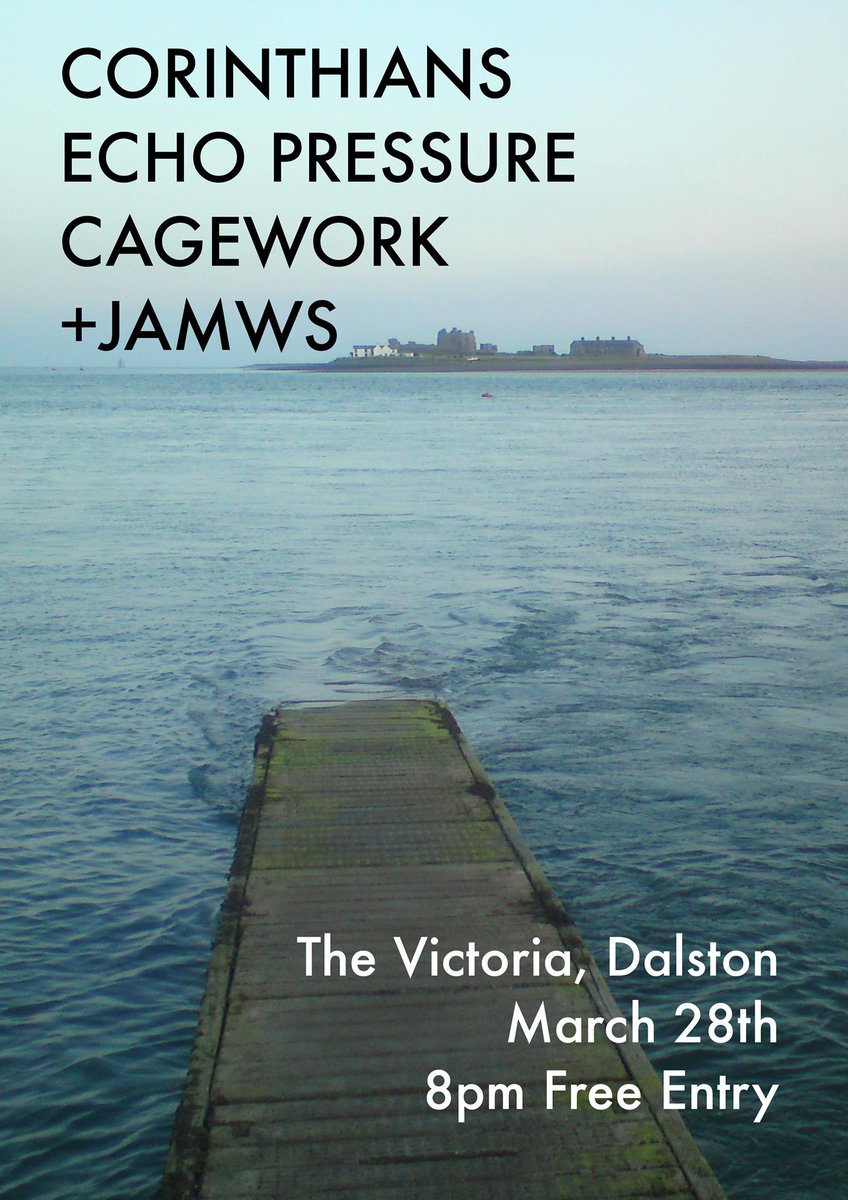 TOMORROWwww ... WED 28 MAR <a href="/VICTORIADALSTON/">The Victoria Dalston</a> ★ <a href="/__CORINTHIANS/">CORINTHIANS</a> <a href="/EchoPressure/">Echo Pressure</a> CAGEWORK <a href="/I_am_Jamws/">Jamws</a> ★ FREE ENTRY ★ 8-11PM ★ RSVP ▶︎ ht.ly/MC9s30jaN03 ... #synth #psych #pop #indie