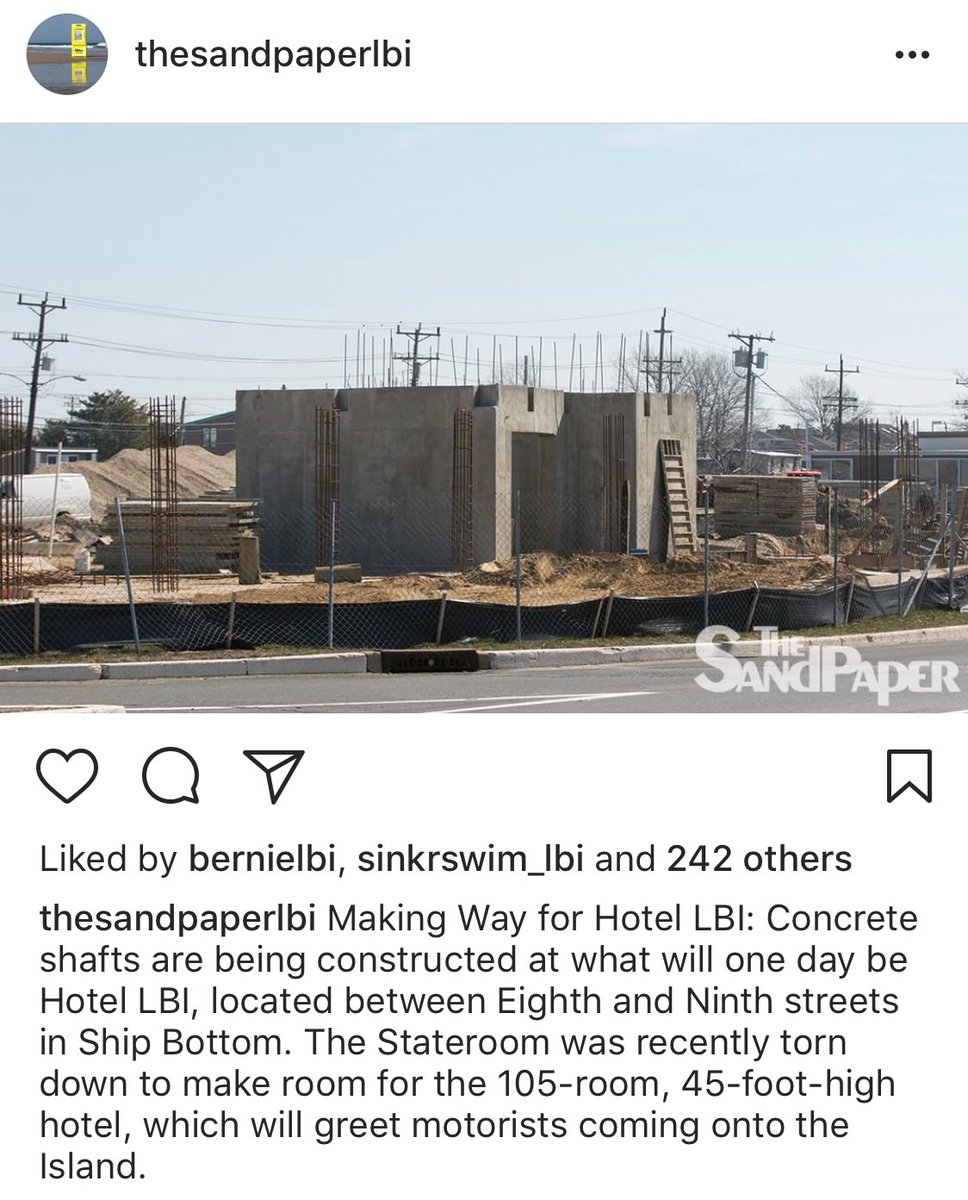lbisource's tweet image. Hey #lbi your 105 new rooms to stay are underway ..  #nj #njshore #longbeachisland
