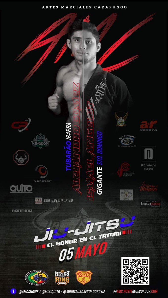 arsportsec's tweet photo. Se viene uno de las exposiciones más grandes a nivel nacional #BJJ Ecuador este 5 de Mayo Carapungo "EL Honor en el Tatami".
@pablocobosibarr @el_telegrafo @elcomerciocom @el_telegrafo @teleamazonasec @mundodeportivo @DEPORR @MejorasPro @CarapungoCityec https://t.co/aVm7yn6kS9