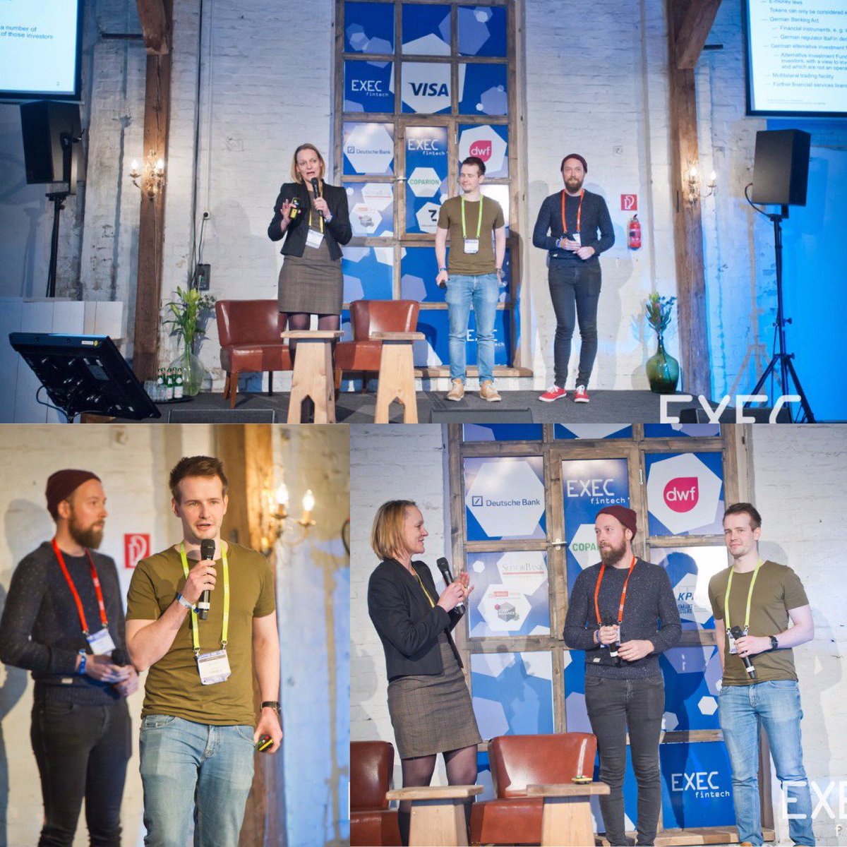 peterlih's tweet image. RT @iconiqlab: Lukasz Musialski speaking at the @EXECconf #fintech Conference about 
#iconiqlab #ico together with Peter Grosskopf  @peterlih - CTO of @solarisBank and Dr. Nina-Luisa Siedler @ninsie3- Partner at DWF