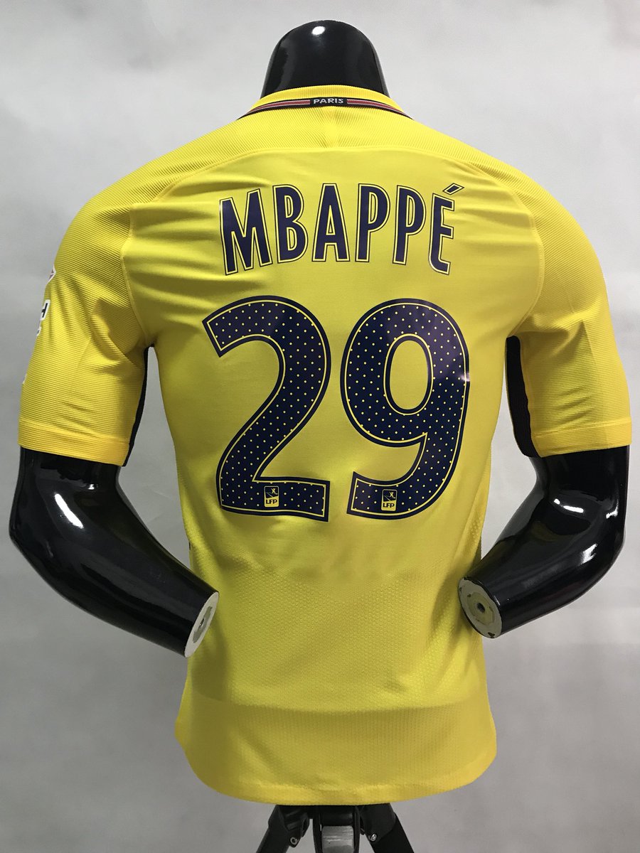 Jerseygoal On Twitter 2018 Coupe De France Psg Home And Away Player Worn Soccer Jersey