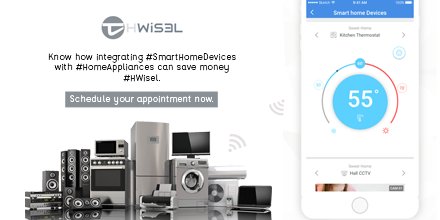 Hwiselinfo's tweet photo. Know how integrating #SmartHomeDevices with #HomeAppliances can save money #HWisel. Schedule your appointment now. https://t.co/YNyiPtAPwf https://t.co/yg7QFICXqh