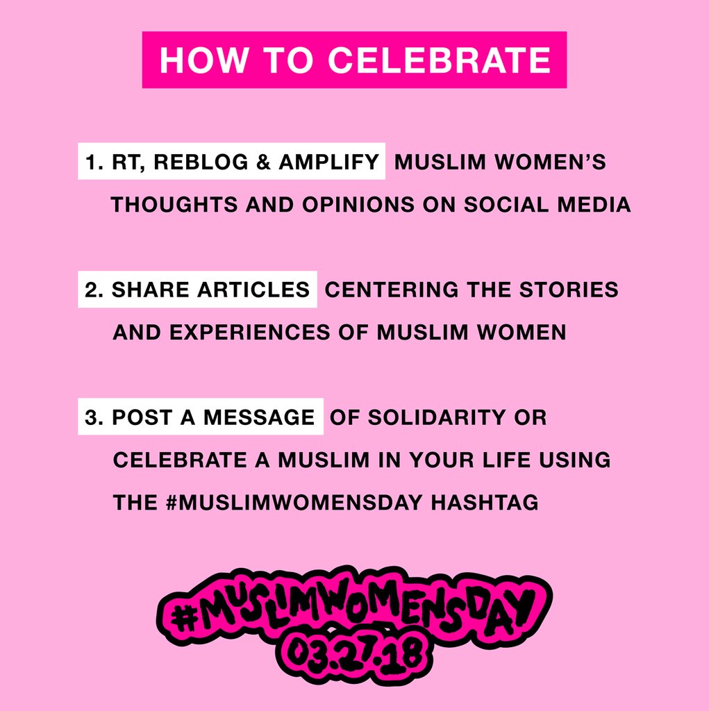 muslimgirl's tweet photo. HAPPY #MUSLIMWOMENSDAY! ❤️ https://t.co/yn9oTapV7l