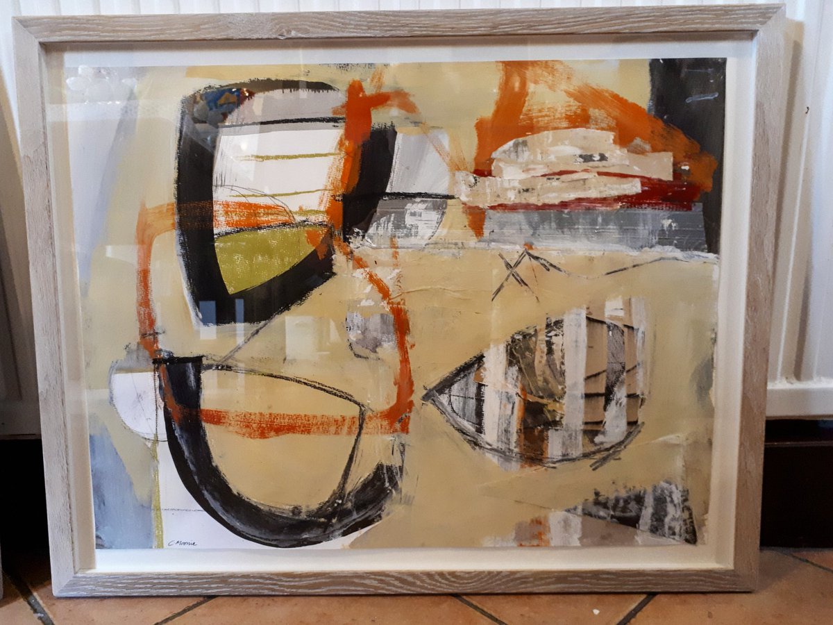 CarolynneMoonie's tweet photo. Really pleased with my newly framed painting.. 'Veiled'
#art #painting #mixedmedia
#limedoak #boxframe #BDLframing https://t.co/n3IFQikBRt