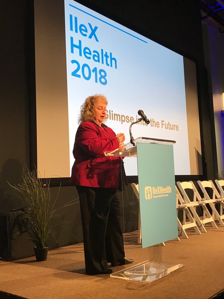 Great opening by lisa courtade MRK. #IIeXHealth