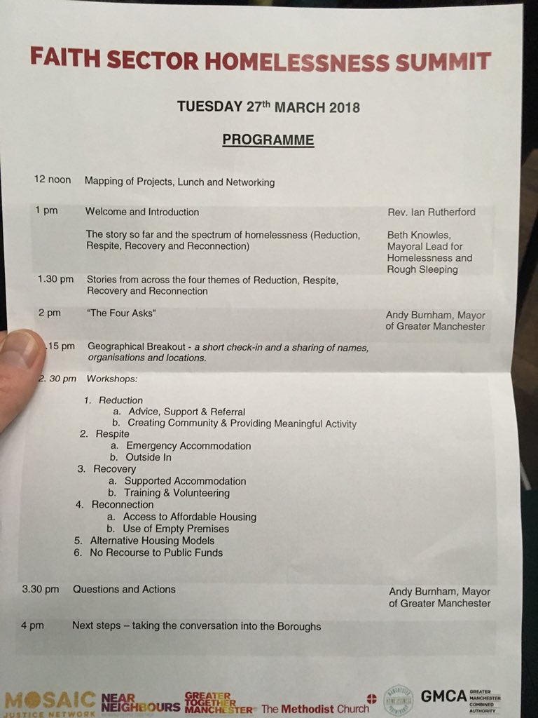 OldhamCurate's tweet photo. @jeanhurls @oldham_ukeff @UKEFF_HQ @Homelessfriendy @OldhamParish @GT_Manchester Hi Jean. This is the agenda: https://t.co/2TZQuBfHSm